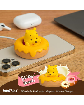 infoThink Winnie The Pooh series Magnetic Wireless Charger