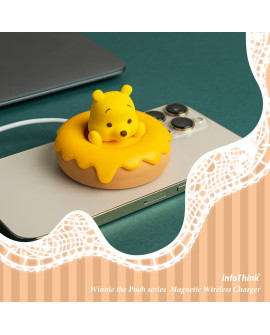 infoThink Winnie The Pooh series Magnetic Wireless Charger