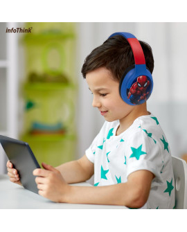 infoThink Spiderman Series Over-Ear Bluetooth Headphones