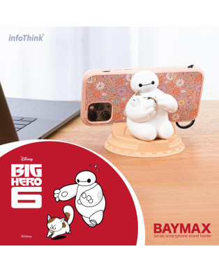 infoThink Baymax Series Doll Coffee Cup Lid Phone Holder