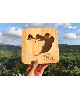 infoThink Winnie the Pooh series Wooden Light