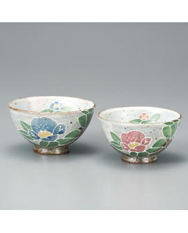 KUTANI Ware Rice Bowl 1 pair