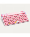 infoThink Winnie the Pooh Series Pink Cute Wireless Keyboard - Sakura Season Limited