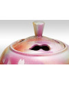 [Kutani Yaki] Size 3 Incense Burner Flower Garden