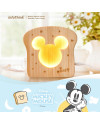 infoThink Mickey Series Toast Shaped Solid Wood Lamp