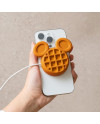 InfoThink 最新 米奇系列磁吸充電盤(鬆餅)