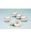 Kutani Yaki Tea Cup With Lid 5 Pcs