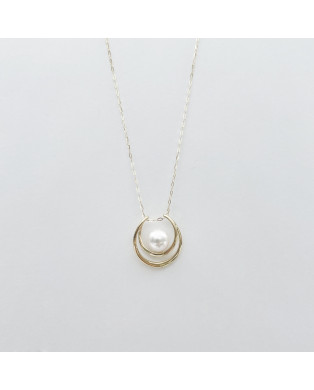 Pearls/Moon Stone Gold Chain