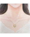 Pearls/Moon Stone Gold Chain