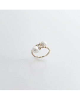 Pearl Jewerly Ito 金珍珠戒指