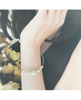 Pearl Gold Bracelet