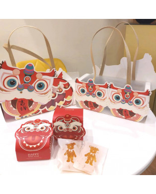 Hexapi Chinese New Year Edition - Lucky Lion Honey Gummy Bee Bear Handbag Giftset