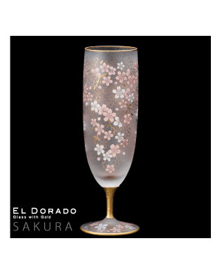 EL DORADO Sakura beer glass 12 pcs