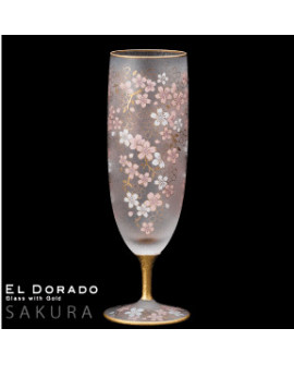 EL DORADO Sakura beer glass 12 pcs