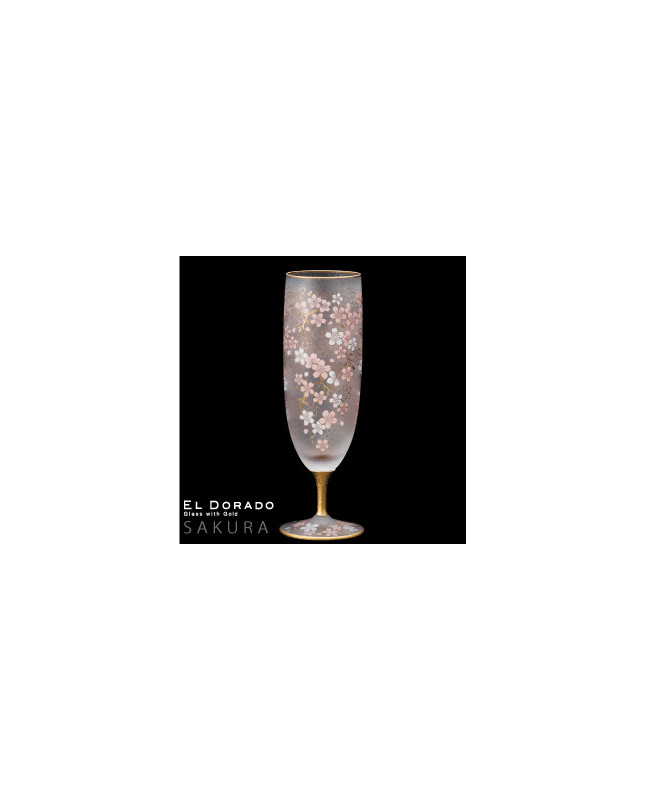 EL DORADO Sakura beer glass 12 pcs