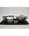 Arita Ware Heisei Jimon Sakura Tea Utensils Set