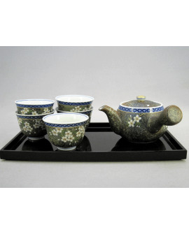 Arita Ware Heisei Jimon Sakura Tea Utensils Set