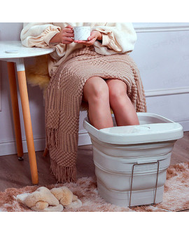 Nathome foldable tall bucket foot tub