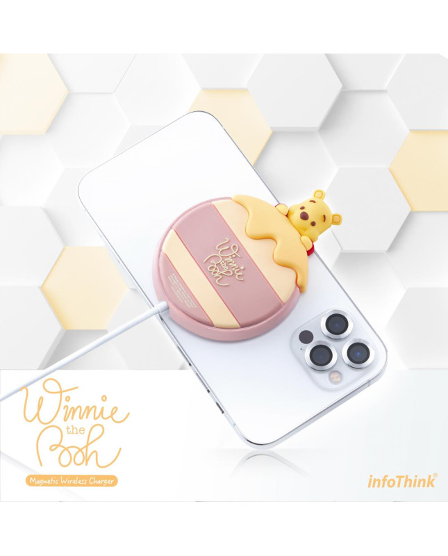 infoThink Winnie the Pooh Series Magnetic Wireless Charging Disk