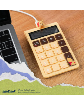 infoThink Winnie the Pooh Series Numeric Keypad Calulator