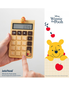 infoThink Winnie the Pooh Series Numeric Keypad Calulator