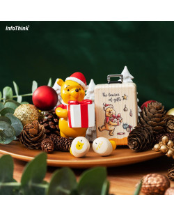 infoThink Winnie the Pooh Series Christmas Edition True Wireless Bluetooth Headphones