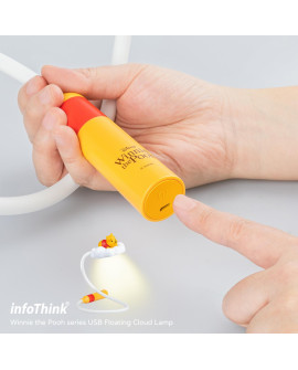 infoThink 小熊維尼系列 USB 充電 LED 飄飄雲燈