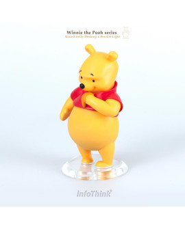 infoThink Winnie the Pooh Series Round Belly Hanging and Standing Dual-purpose Pat Light