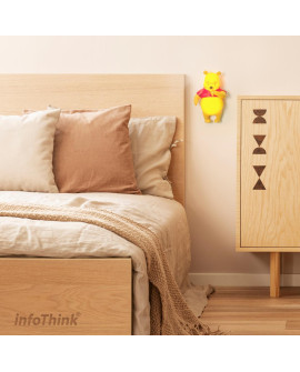 infoThink Winnie the Pooh Series Round Belly Hanging and Standing Dual-purpose Pat Light